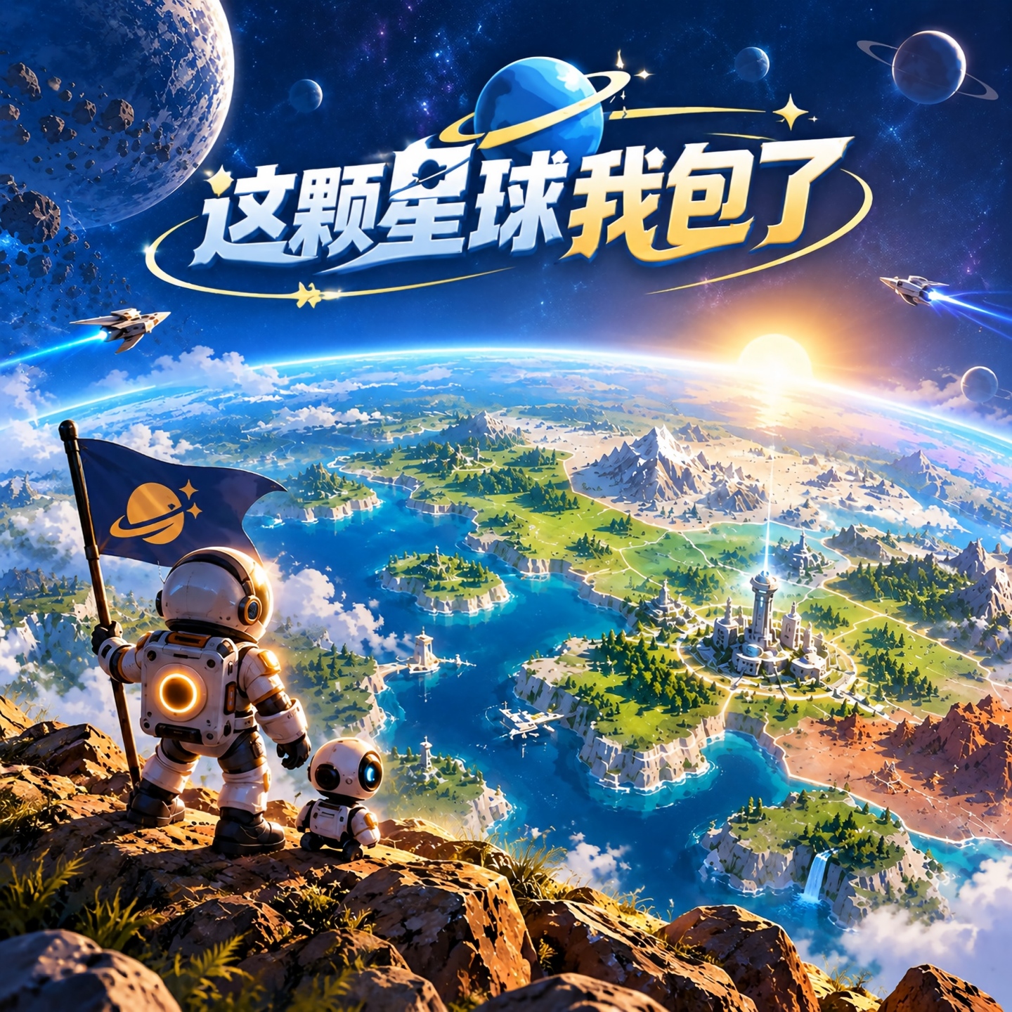 这颗星球我包了世界主题宣传画