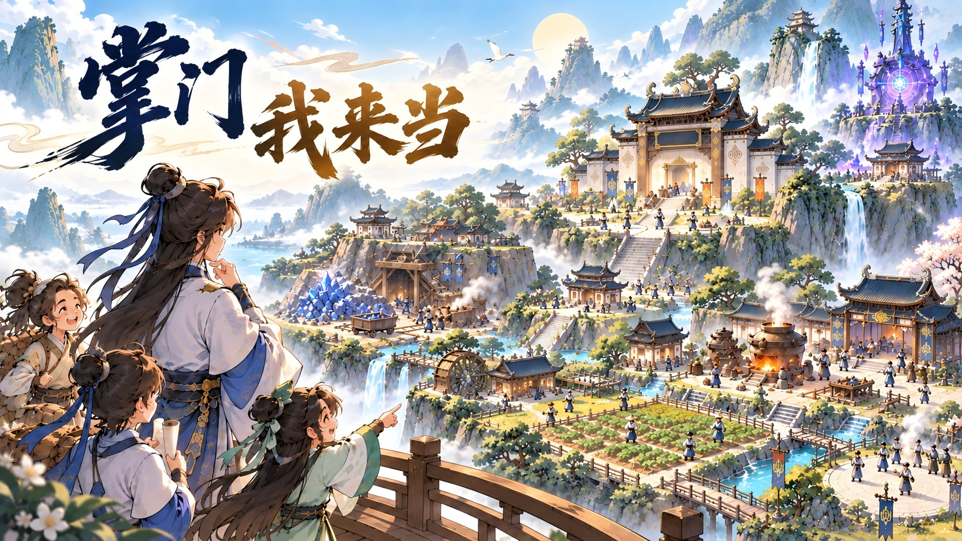 掌门我来当官方宣传图